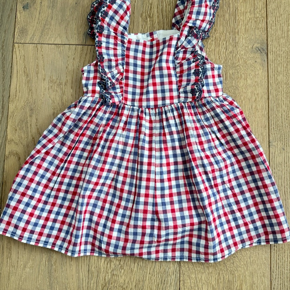 NWT Plaid Baby Girl Dress